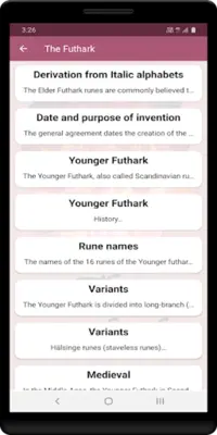 The Futhark android App screenshot 1